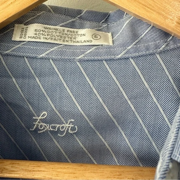 Foxcroft Button Down with Wear on the back (See Picture) - Picture 7 of 8